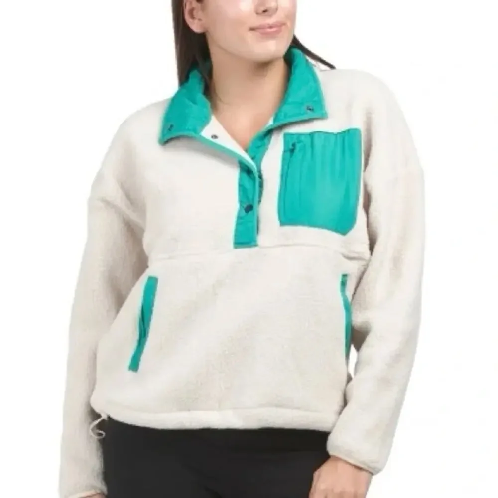 Wilo The Label Cozy Fleece Pullover Womens Size S